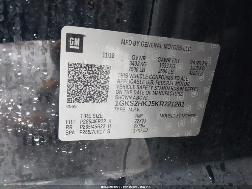 2019 GMC YUKON XL DENALI