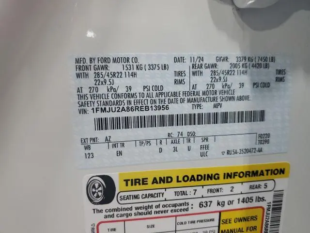 2024 FORD EXPEDITION LIMITED  