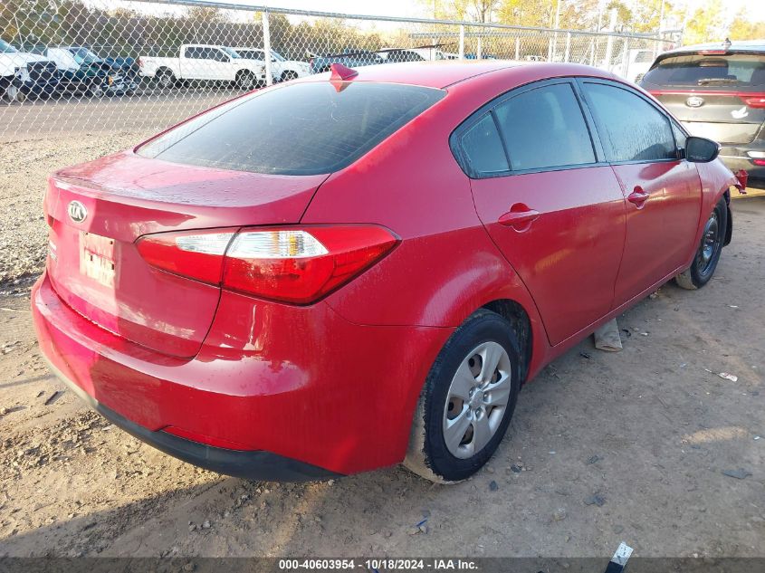 2015 KIA FORTE LX