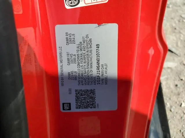 2022 CHEVROLET CAMARO ZL1  