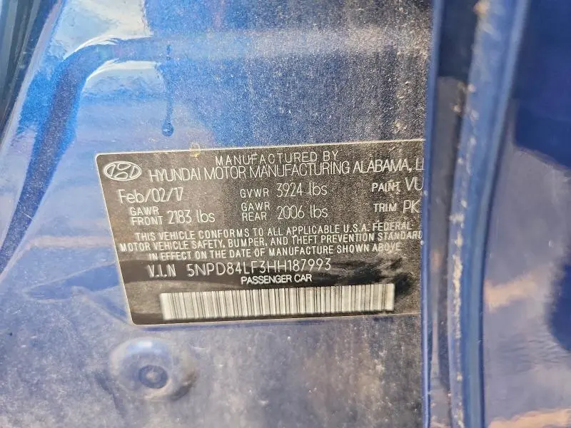 2017 HYUNDAI ELANTRA SE  