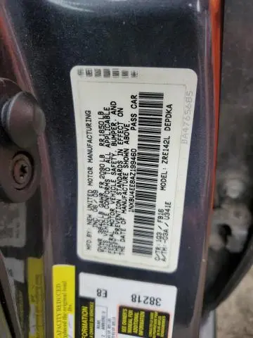 2010 TOYOTA COROLLA BASE  