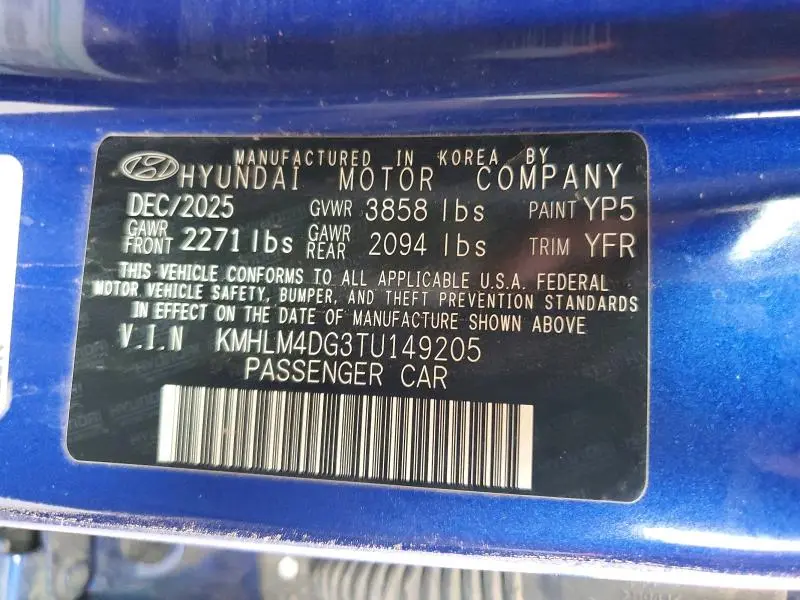 2026 HYUNDAI ELANTRA SEL SPORT  