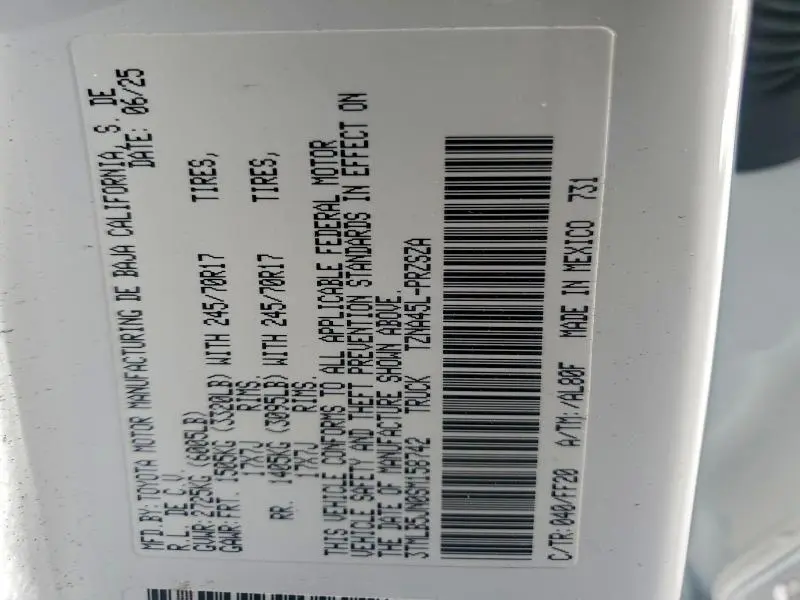 2025 TOYOTA TACOMA DOUBLE CAB  