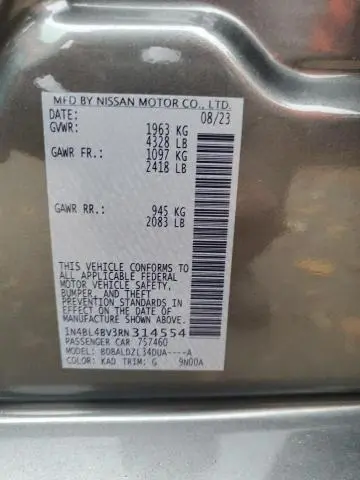 2024 NISSAN ALTIMA S  