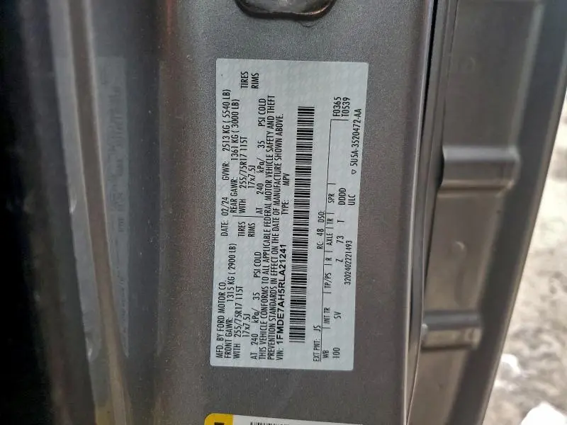 2024 FORD BRONCO BIG BEND  