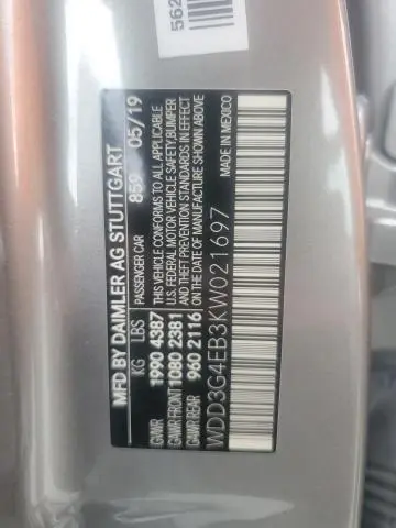 2019 MERCEDES-BENZ A 220  