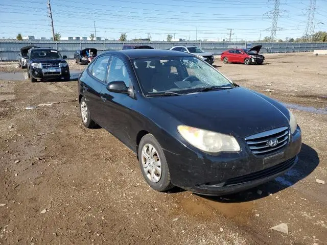 2010 HYUNDAI ELANTRA BLUE  
