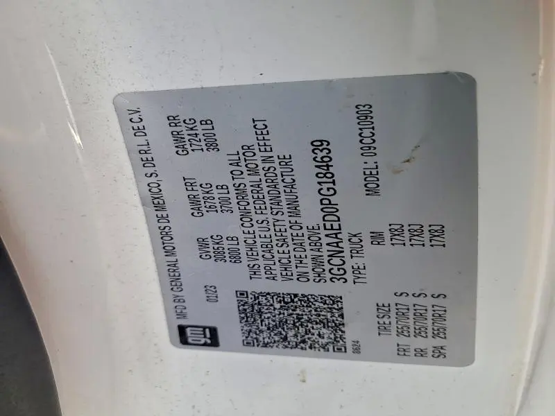 2023 CHEVROLET SILVERADO C1500  