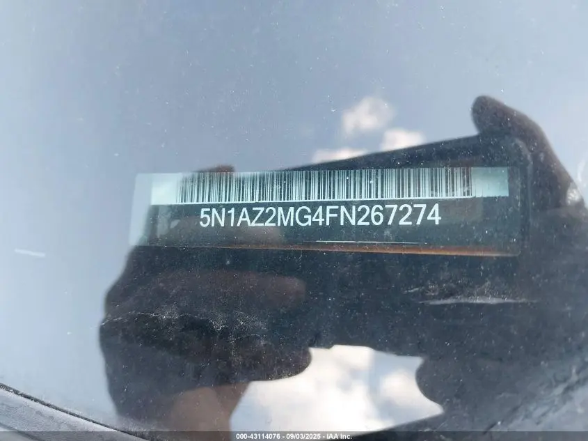 2015 NISSAN MURANO PLATINUM