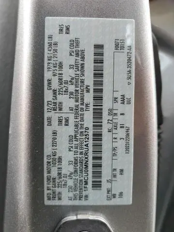 2024 FORD ESCAPE ST LINE  
