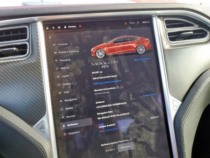 2014 TESLA MODEL S   