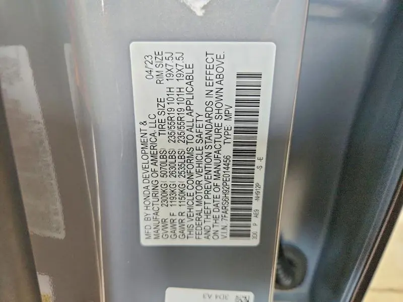 2023 HONDA CR-V   