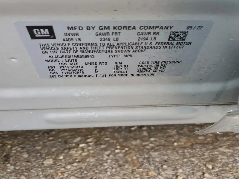 2022 BUICK ENCORE PREFERRED  