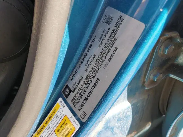 2021 CHEVROLET SPARK 1LT