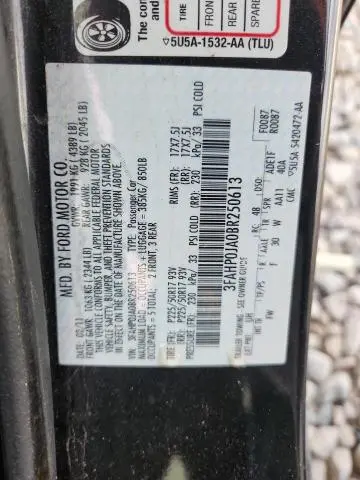 2011 FORD FUSION SEL  