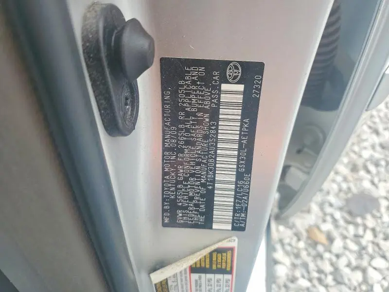 2010 TOYOTA AVALON LIMITED  
