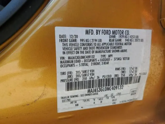 2021 FORD ECOSPORT SE