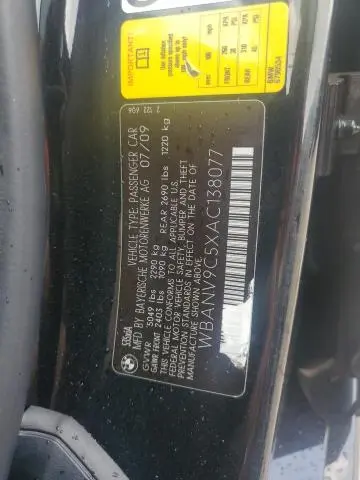 2010 BMW 535 XI  