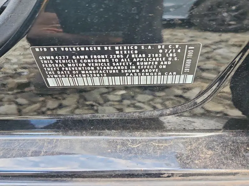 2014 VOLKSWAGEN JETTA SE  