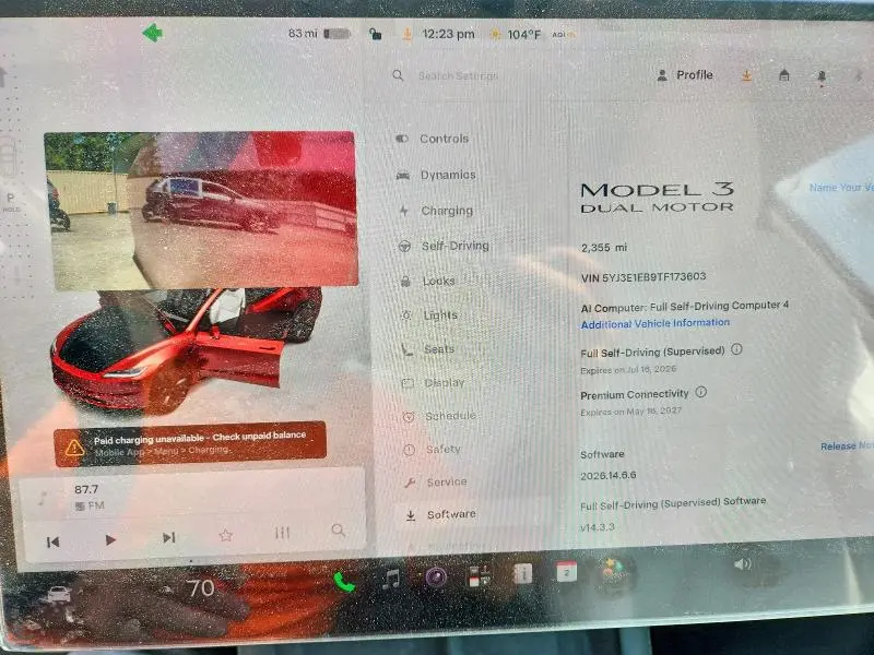 2026 TESLA MODEL 3   