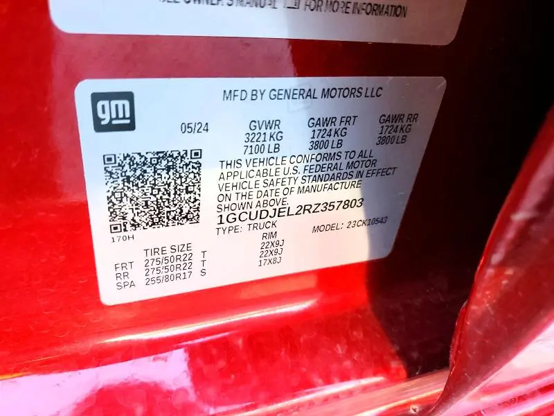 2024 CHEVROLET SILVERADO K1500 HIGH COUNTRY  