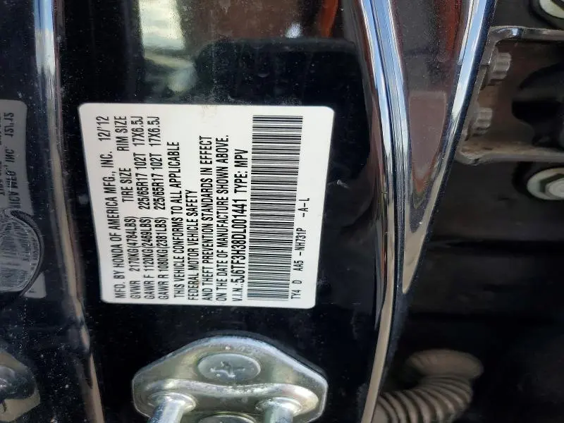 2013 HONDA CROSSTOUR EX  