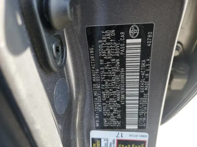 2014 TOYOTA AVALON BASE
