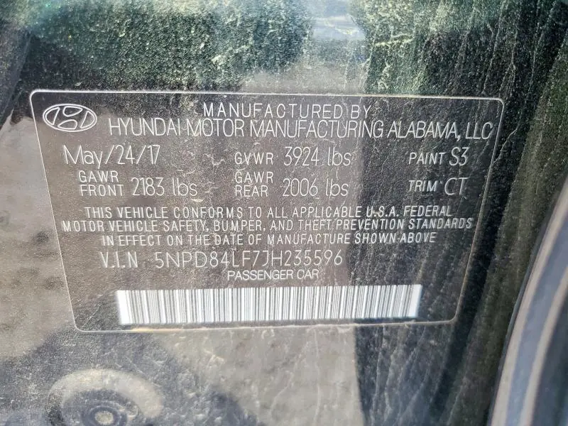 2018 HYUNDAI ELANTRA SEL  