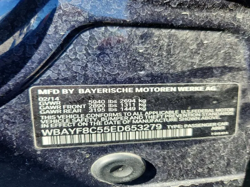 2014 BMW 750 LXI  