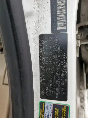 2010 KIA RIO LX