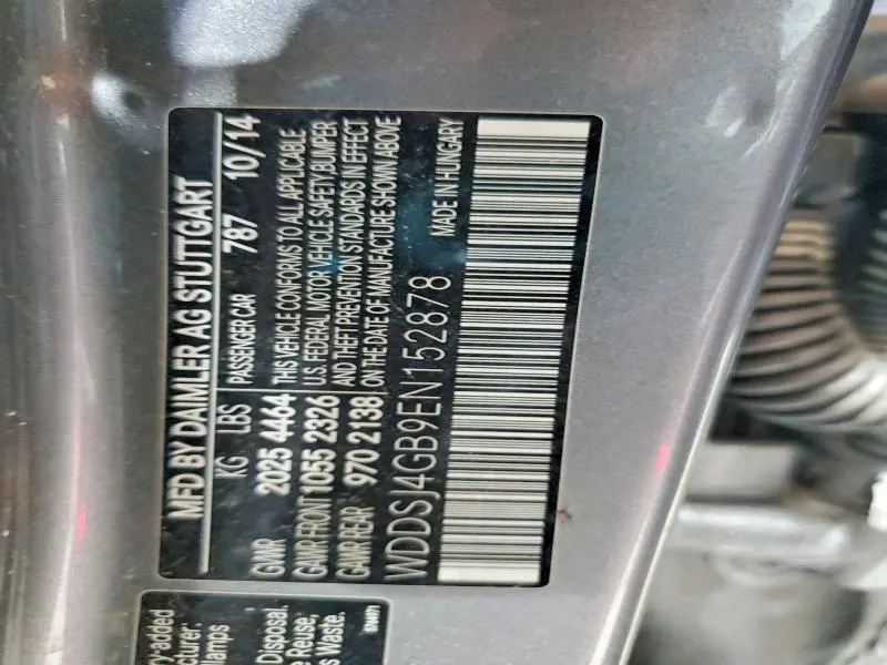 2014 MERCEDES-BENZ CLA 250 4MATIC  