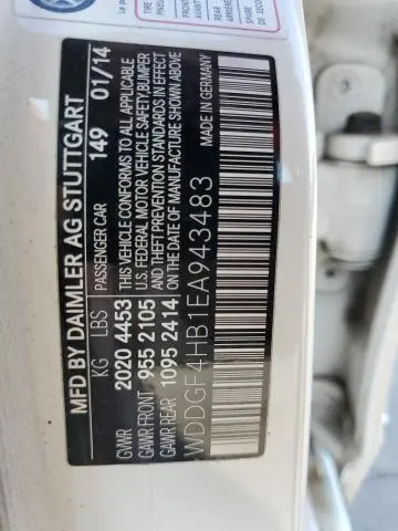 2014 MERCEDES-BENZ C 250  