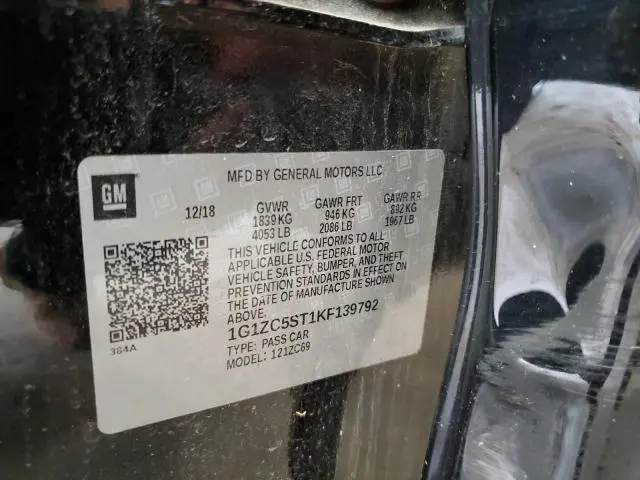 2019 CHEVROLET MALIBU LS  
