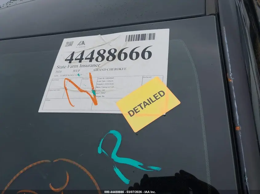 2020 JEEP GRAND CHEROKEE UPLAND 4X4