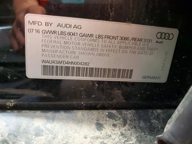 2017 AUDI A8 L QUATTRO  