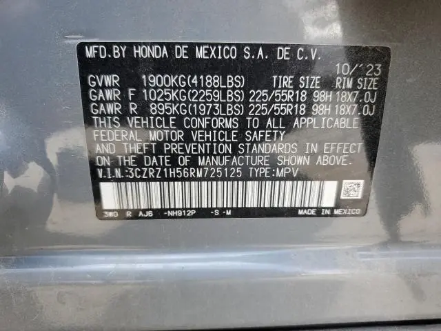 2024 HONDA HR-V SPORT  