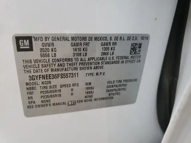 2015 CADILLAC SRX LUXURY COLLECTION  