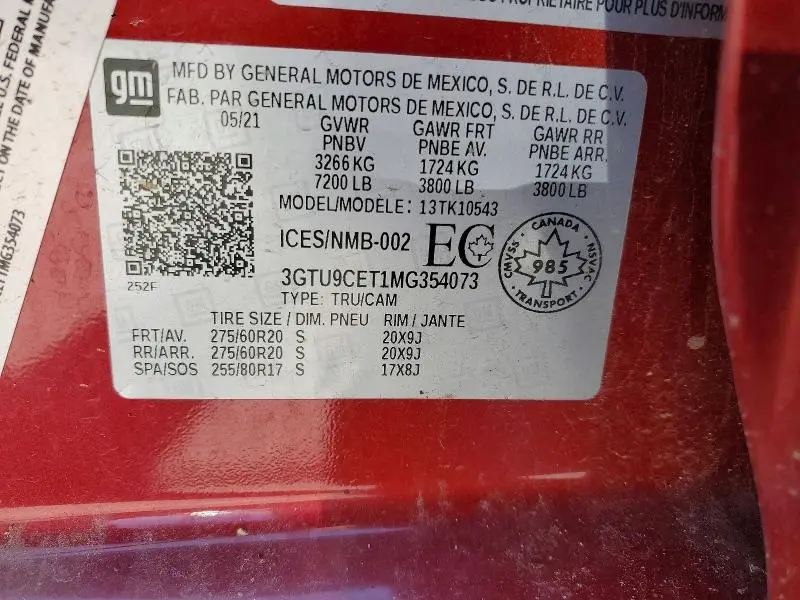 2021 GMC SIERRA K1500 ELEVATION  