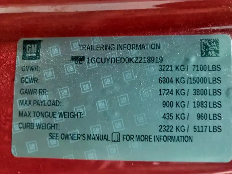 2019 CHEVROLET SILVERADO K1500 LT  