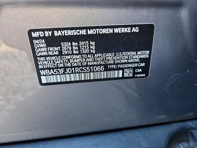 2024 BMW 530 XI  