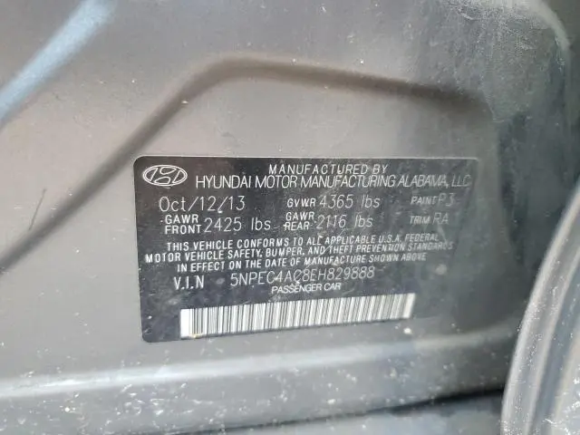 2014 HYUNDAI SONATA SE  