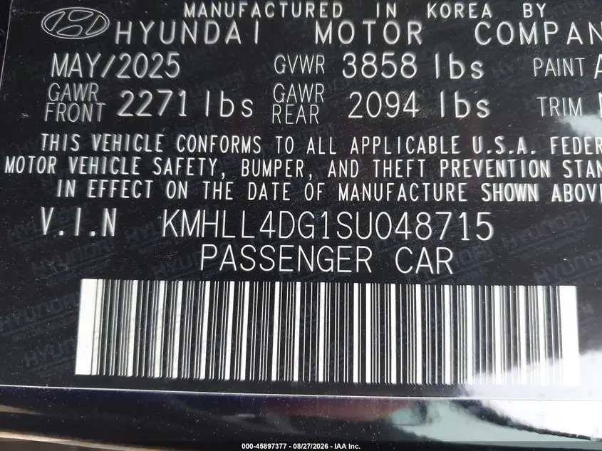 2025 HYUNDAI ELANTRA SE