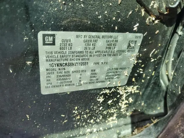 2017 CADILLAC XT5 PREMIUM LUXURY  