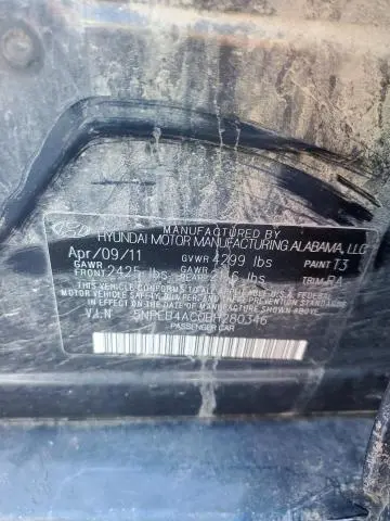 2011 HYUNDAI SONATA GLS