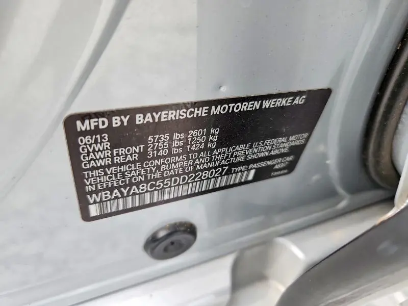 2013 BMW 750 I  