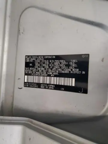 2012 TOYOTA SCION XB   