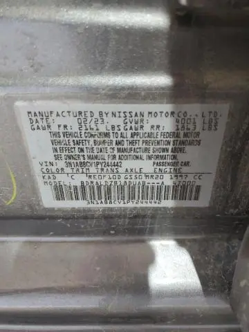 2023 NISSAN SENTRA SV  