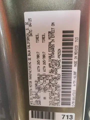 2025 TOYOTA TACOMA DOUBLE CAB  