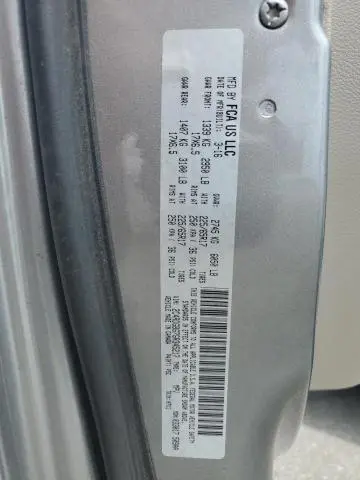 2016 DODGE GRAND CARAVAN SE  